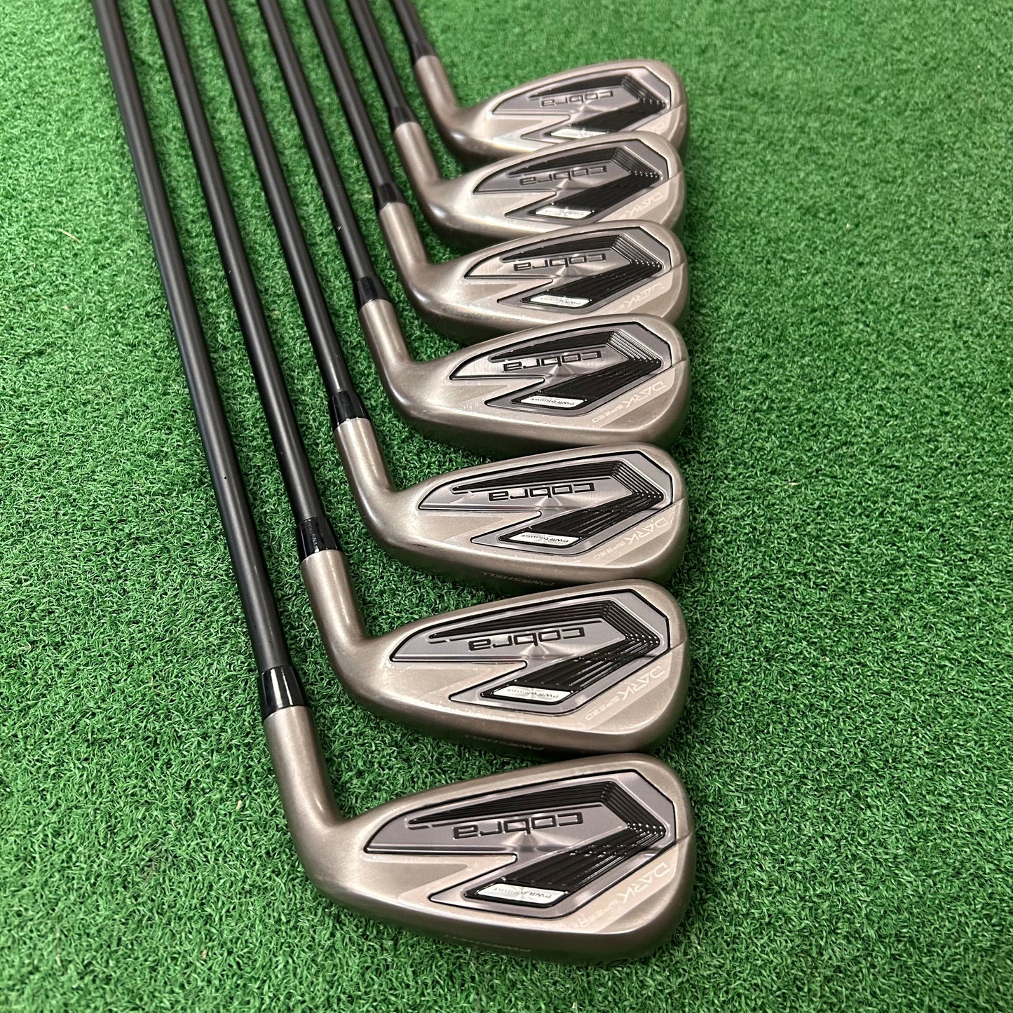 RH Cobra Darkspeed Iron Set (5-PW, GW). Regular Flex Graphite.