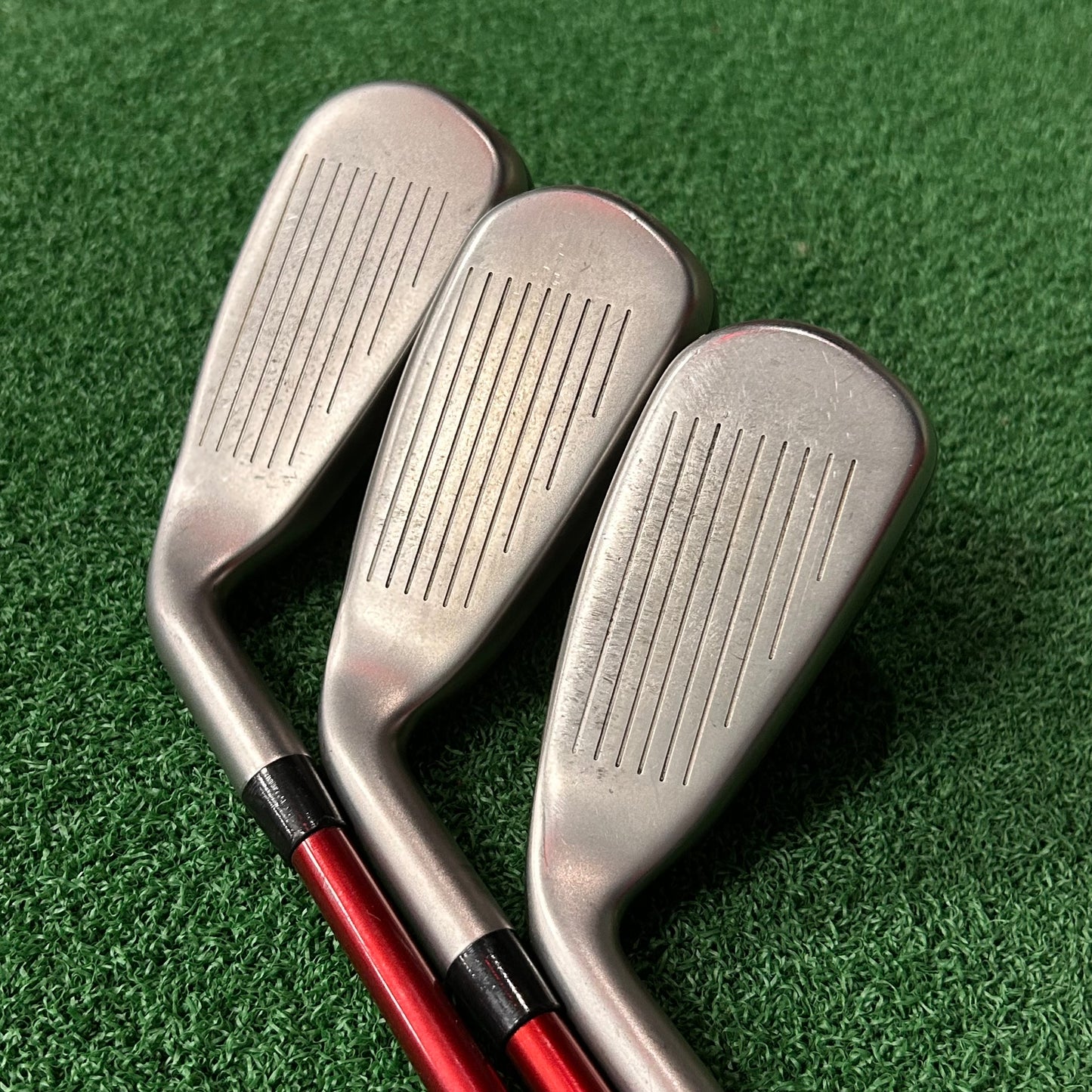 RH Ping G15 Combo Iron Set EXTENDED (3H, 4H, 5H, 5-PW, UW, SW, LW). Stiff Flex.