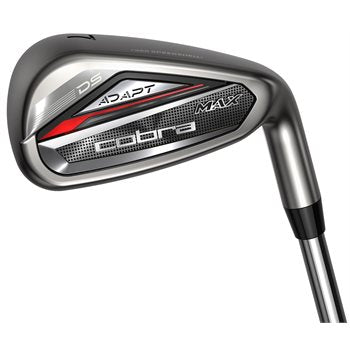 NEW Cobra DS-ADAPT Max Iron Set (5-PW, GW). Regular Steel Shafts.
