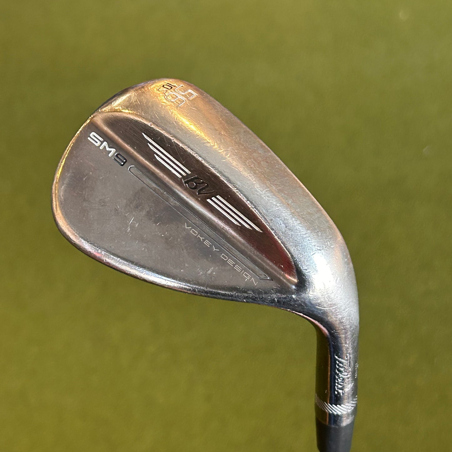RH Titleist SM9 S Grind Wedge (56). Upgraded Shaft.