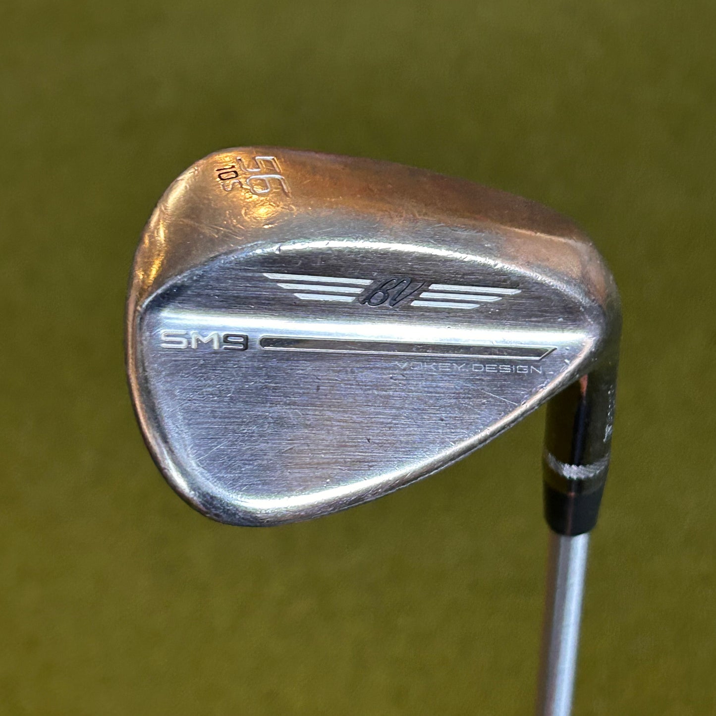 RH Titleist SM9 S Grind Wedge (56). Upgraded Shaft.
