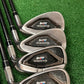 RH Taylormade M4 Iron Set (6-PW, AW, SW). Senior Flex.