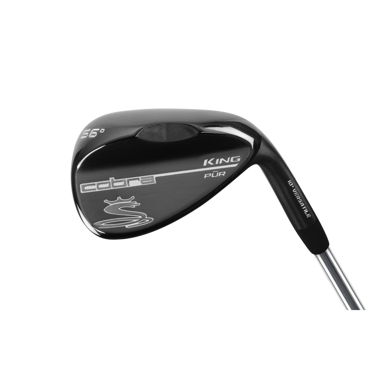 LH Cobra PUR-S Black Wedge (56). Steel Shaft.