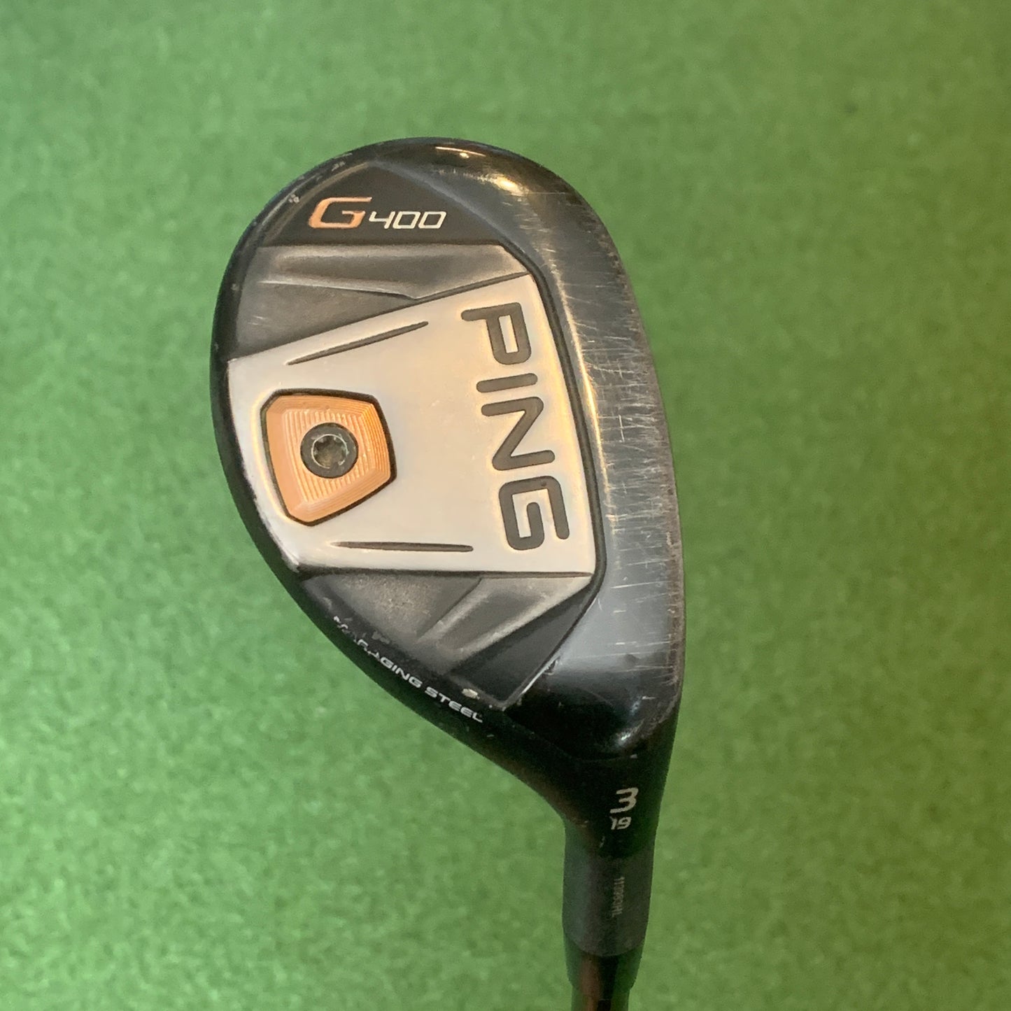 RH Ping G400 3 Hybrid. Regular Flex.
