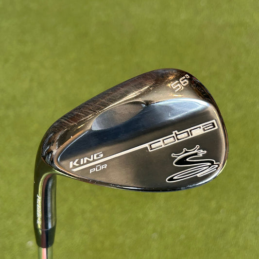 LH Cobra PUR-S Black Wedge (56). Steel Shaft.