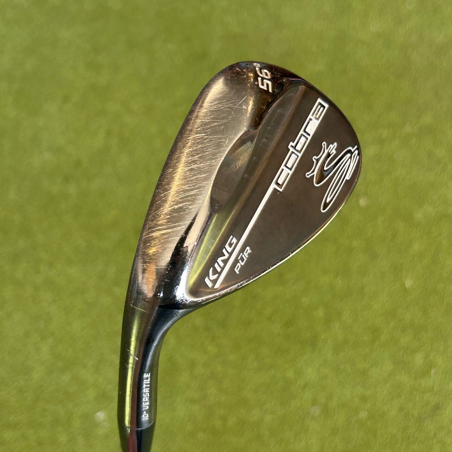 LH Cobra PUR-S Black Wedge (56). Steel Shaft.