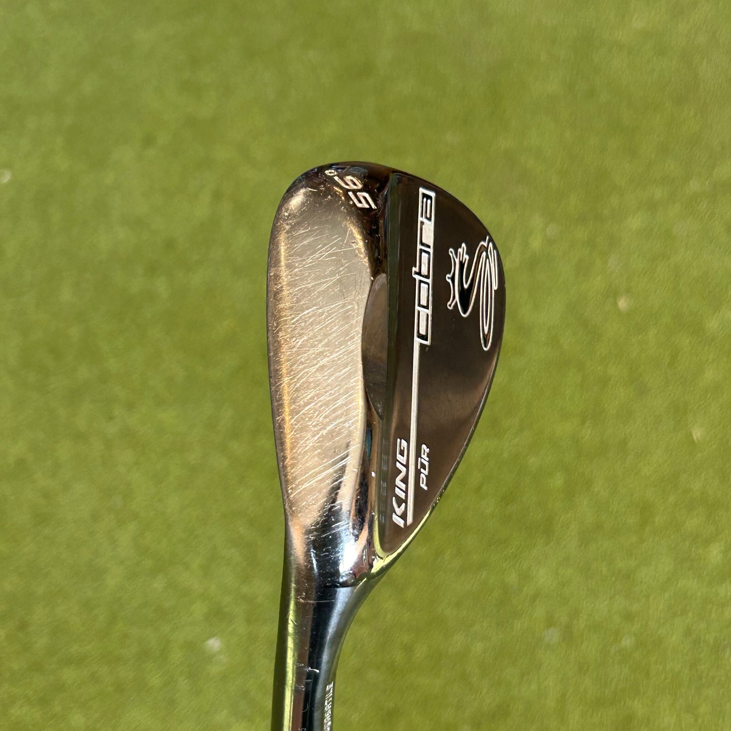 LH Cobra PUR-S Black Wedge (56). Steel Shaft.