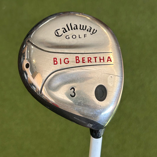RH Callaway Big Bertha 3 Wood. Firm Flex.