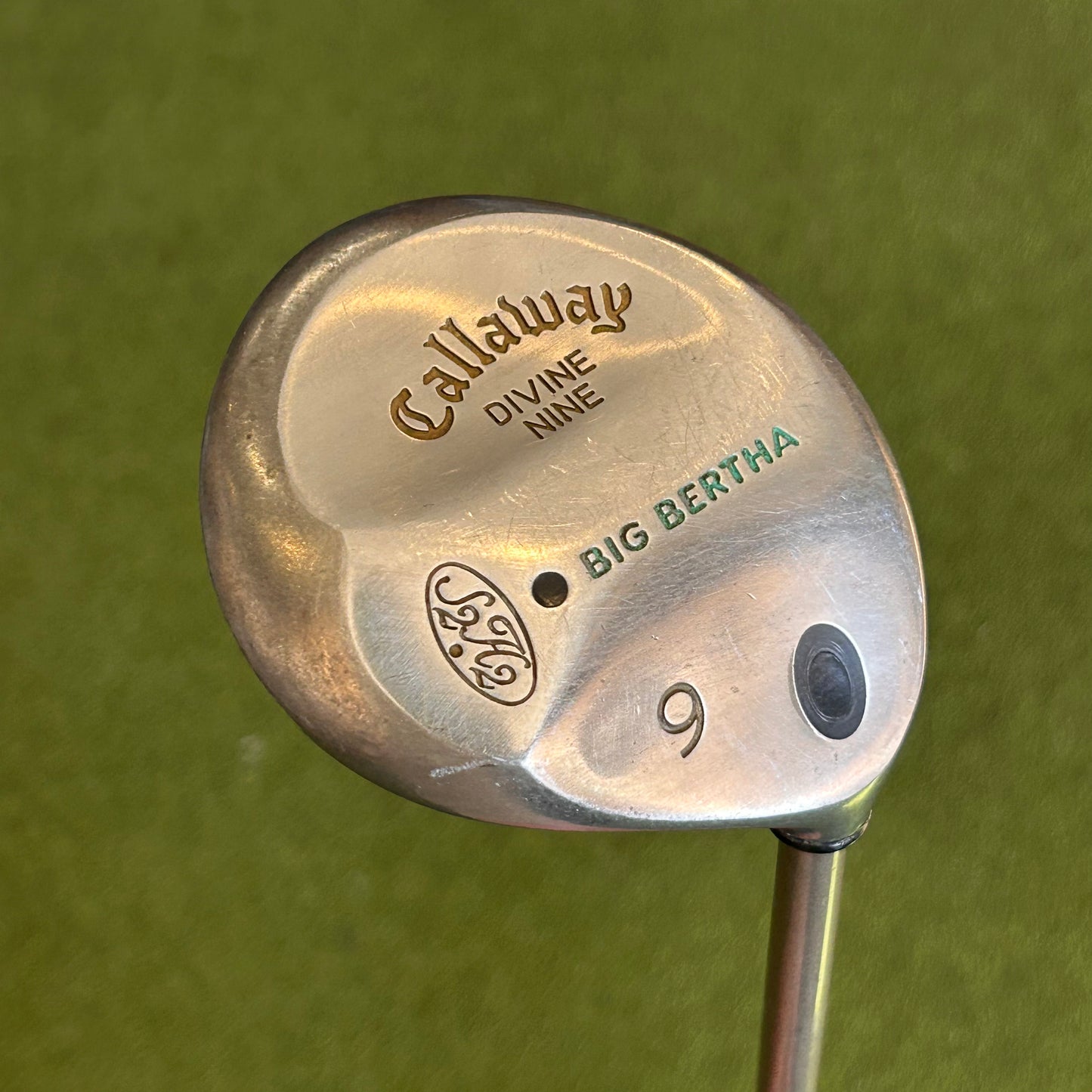 RH Women's Callaway Big Bertha Divine Nine 9 Wood. Ladies Flex.