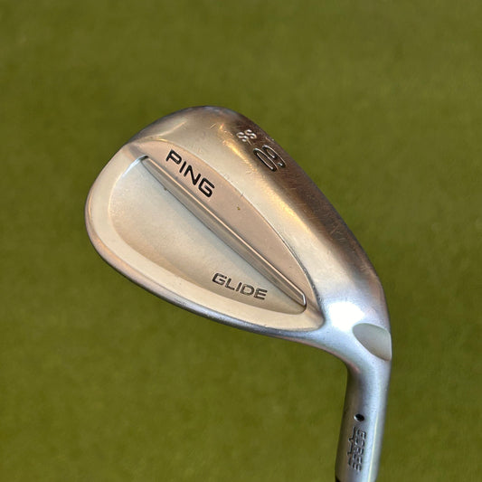 RH Ping Glide SS Black Dot Wedge (60). Steel Shaft.