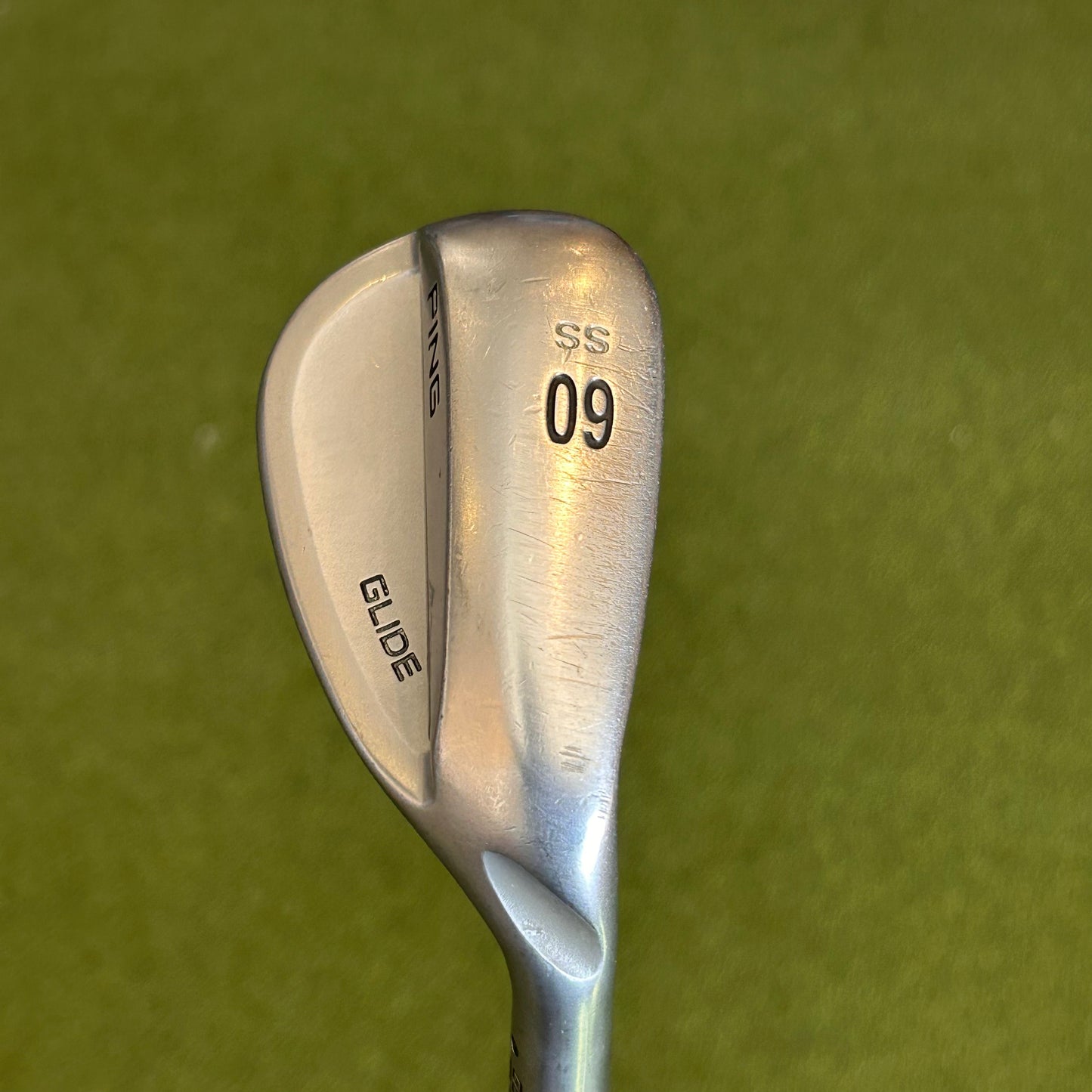 RH Ping Glide SS Black Dot Wedge (60). Steel Shaft.