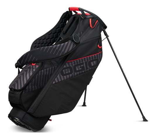 NEW Ogio Fuse Stand Bag - Black/Red