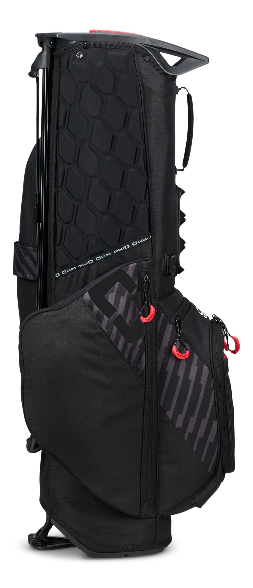 NEW Ogio Fuse Stand Bag - Black/Red