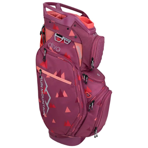 NEW Sun Mountain Diva Cart Bag - Coral/Rose