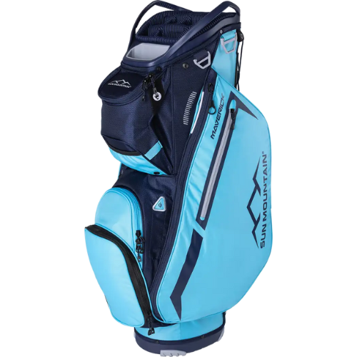 NEW Sun Mountain Maverick Cart Bag.- Blue/Navy