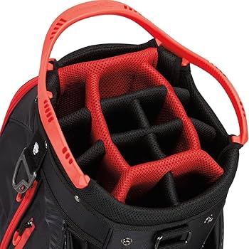 NEW Taylormade Pro Cart Bag - Black/Red